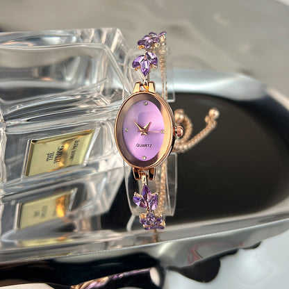 Women’s Retro Oval Bracelet Quartz Watch