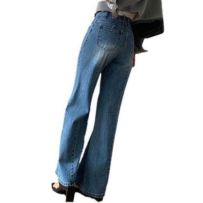 Retro High Waist Jeans For Women