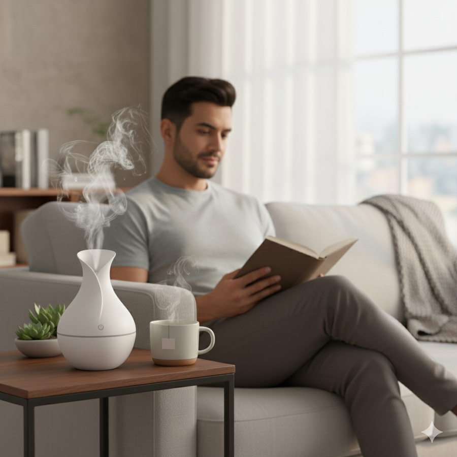 Luxury White Ultrasonic Humidifier