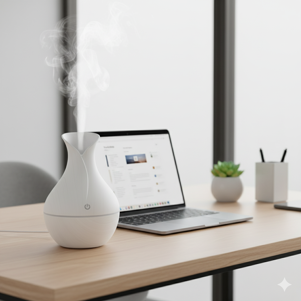 Luxury White Ultrasonic Humidifier