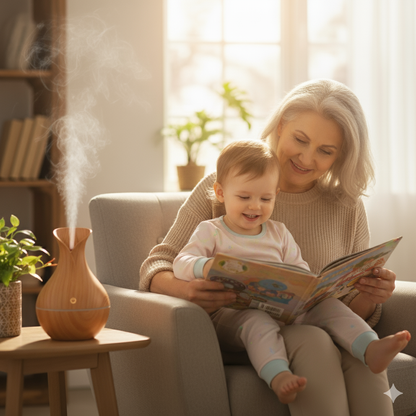 Luxury Light Wood Ultrasonic Humidifier