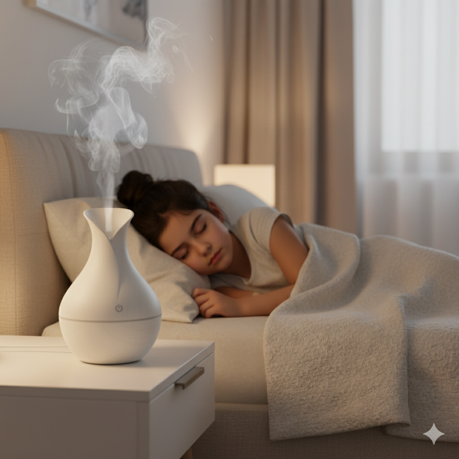 Luxury White Ultrasonic Humidifier