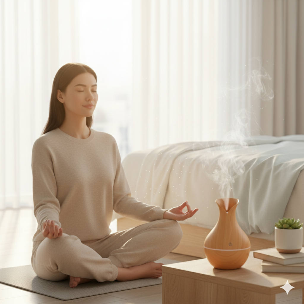 Luxury Light Wood Ultrasonic Humidifier