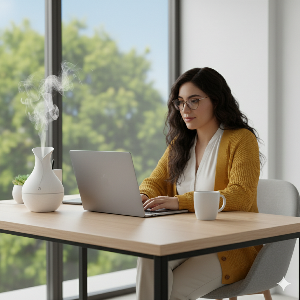 Luxury White Ultrasonic Humidifier