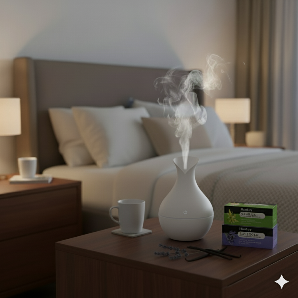 Luxury White Ultrasonic Humidifier