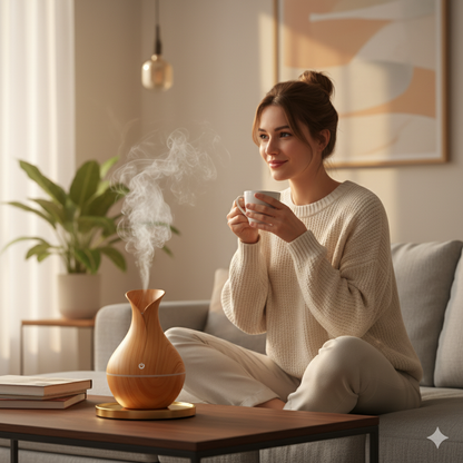 Luxury Light Wood Ultrasonic Humidifier