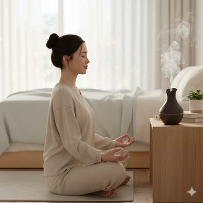 Luxury Dark Brown Ultrasonic Humidifier