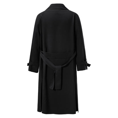 Men's Loose Cloak Coat Mid-length Trench