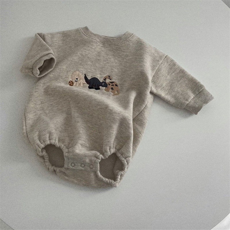 Infant & Toddler Winter Jumpsuit – Korean Style Baby Clothes