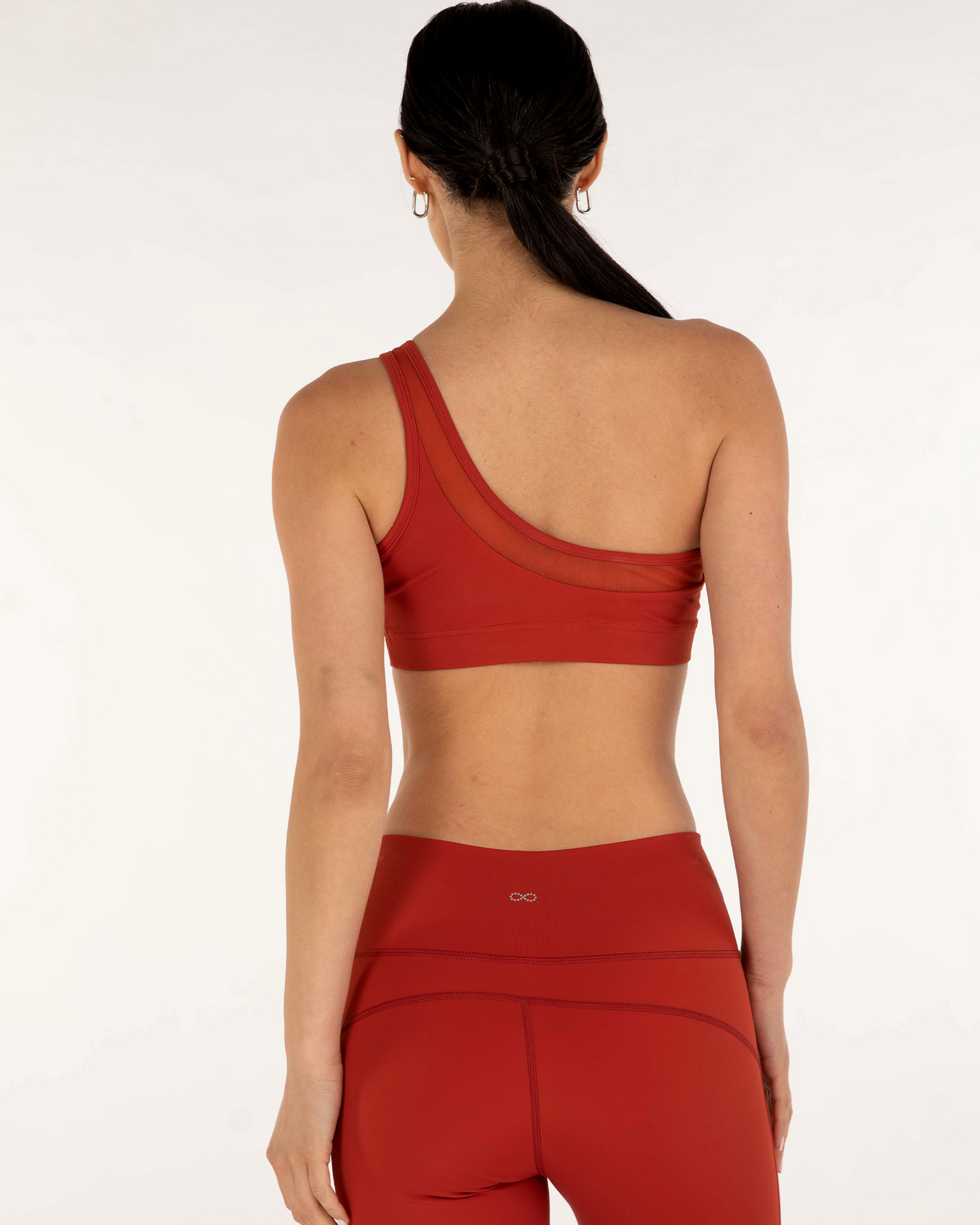 Narevia One-Shoulder Mesh Bra
