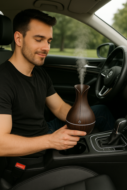 Luxury Dark Brown Ultrasonic Humidifier