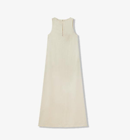 Corridor Stride Sleeveless Wool Blend Dress