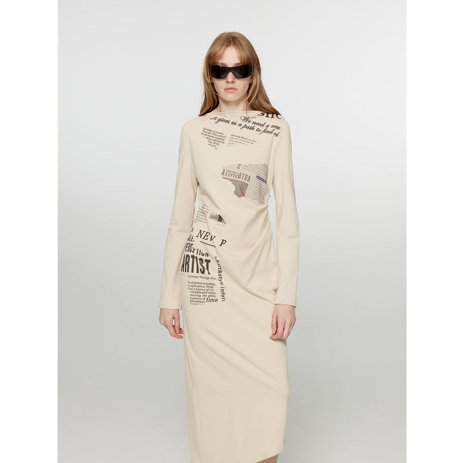 City Frame Bias-Cut Dress