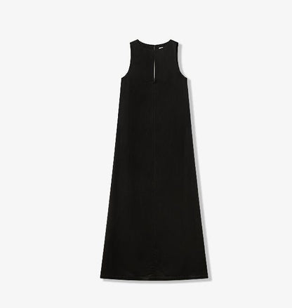 Corridor Stride Sleeveless Wool Blend Dress