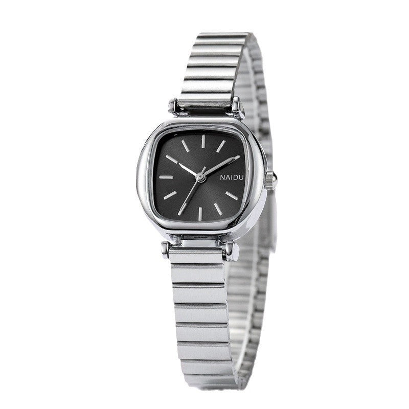 Women’s Fashion Simple Small Square Steel Watch