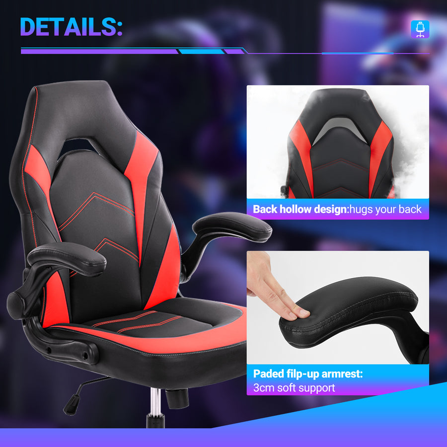 Computer Gaming Chair With Lumbar Support