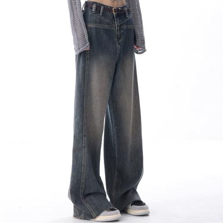 Women’s Nostalgic Raw Hem Wash Jeans