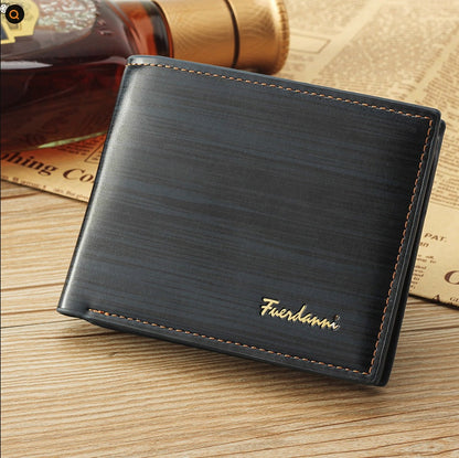 Men’s Bifold Leather Wallet – Credit Card & ID Holder Billfold Purse