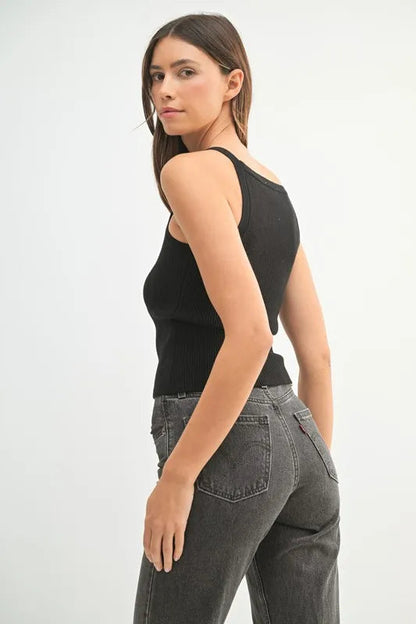 MABLE Ribbed Knit Tank
