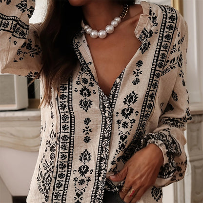 Women's Elegant Printed Blouse