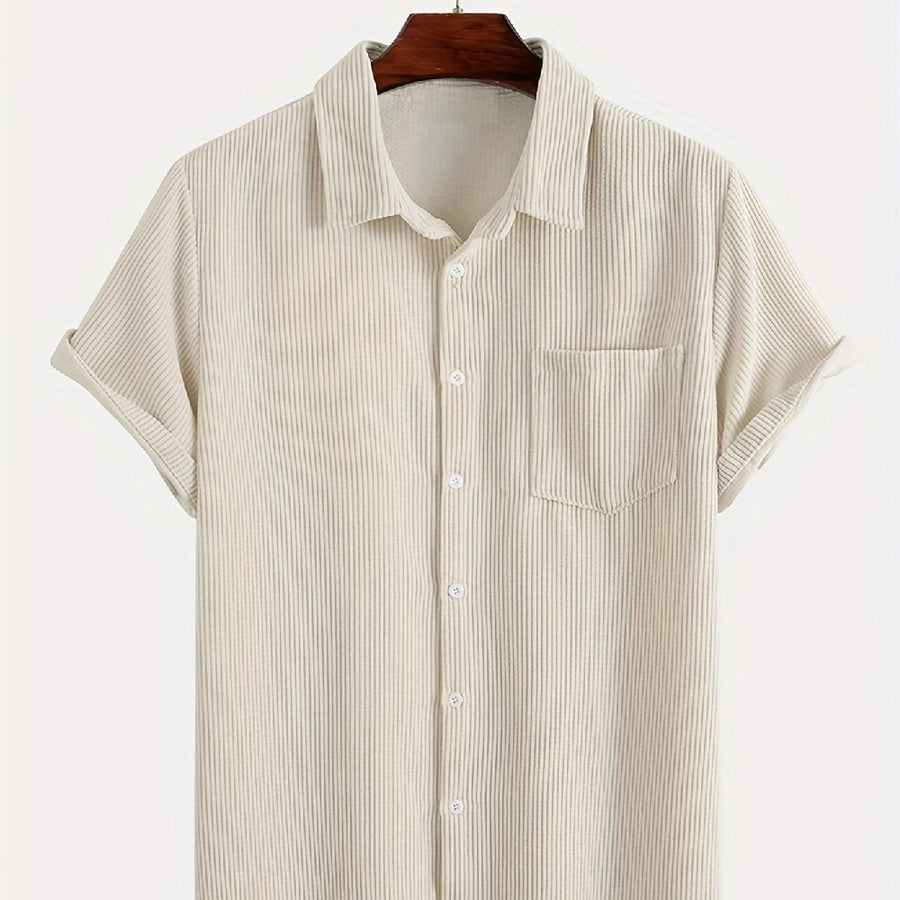 Fashion Personality Men's Corduroy Shirt