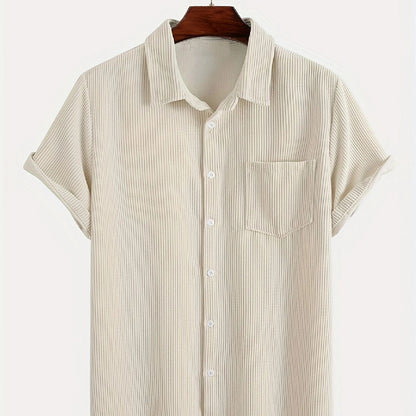 Fashion Personality Men's Corduroy Shirt