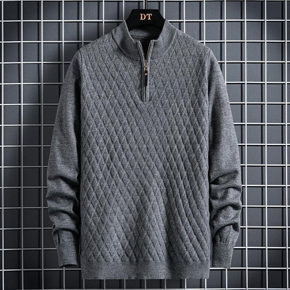 Diamond Lattice Sweater For Men