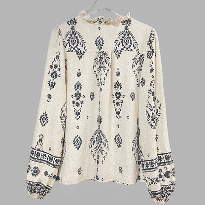 Women's Elegant Printed Blouse