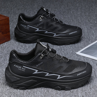 Men’s Color block Sneakers – Outdoor Hiking & Casual Sports Shoes