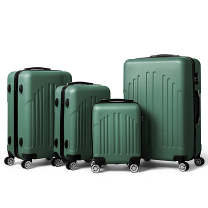 Vertical Stripe Four In One Suitcase