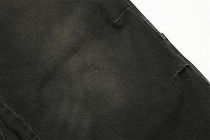 Men's Fashion Washed Denim Punk Pants