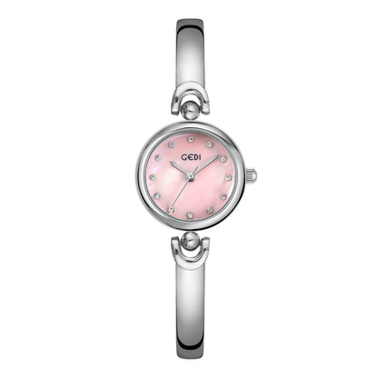 Women’s Simple Round Dial Bangle Quartz Watch