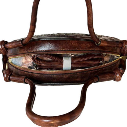 Vintage Head Layer Cowhide Leather Bag
