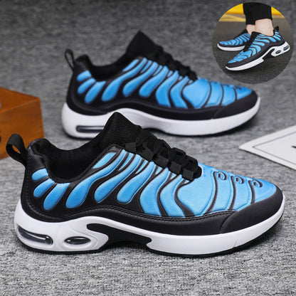 Men’s Air Cushion Sneakers | Color block Lace-Up Fashion Sports & Casual Shoes