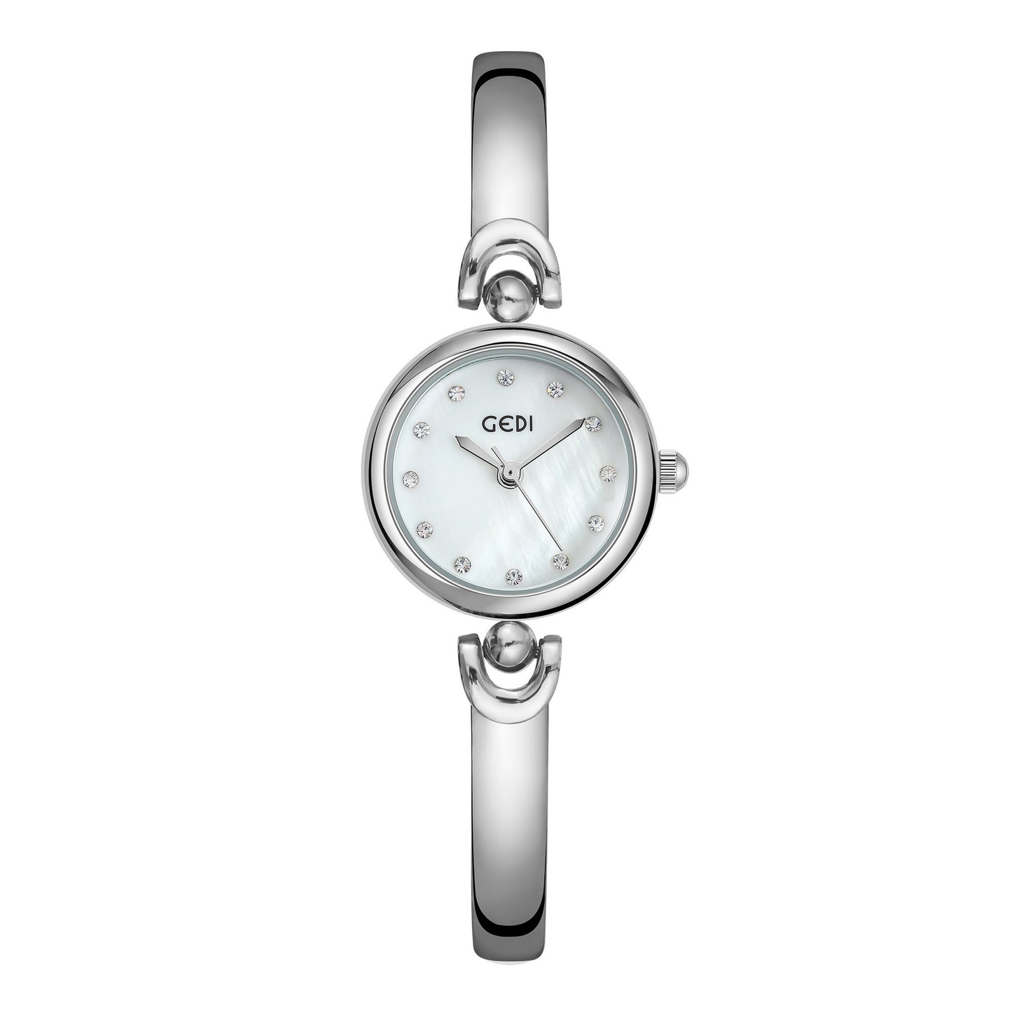 Women’s Simple Round Dial Bangle Quartz Watch