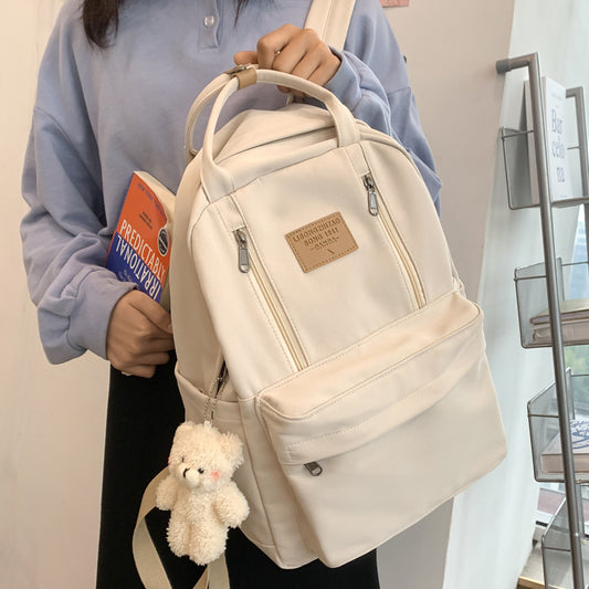 Cool School Backpack – Double Zipper Tote Bag for Students