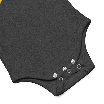 Baby Bodysuit with Sunflower & Ukrainian Flag