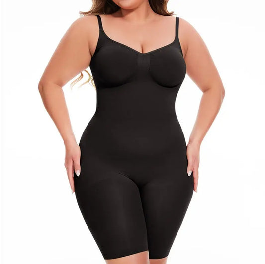 SEAMLESS Postpartum Abdomen Shapewear Sculpting Short Mid Thigh Slimming Body Shaper For Women Tummy Contro