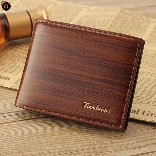 Men’s Bifold Leather Wallet – Credit Card & ID Holder Billfold Purse