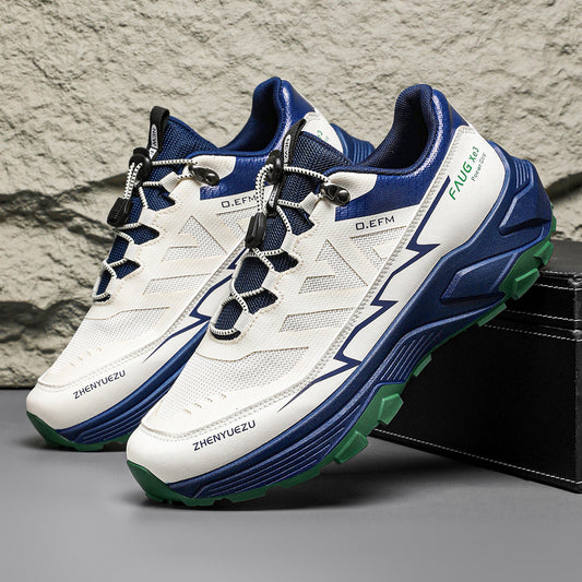 Men’s Color block Sneakers – Outdoor Hiking & Casual Sports Shoes