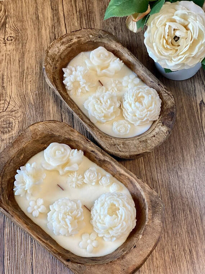 Botanira Wooden Garden Candle