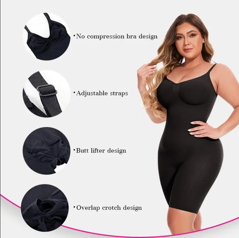 SEAMLESS Postpartum Abdomen Shapewear Sculpting Short Mid Thigh Slimming Body Shaper For Women Tummy Contro