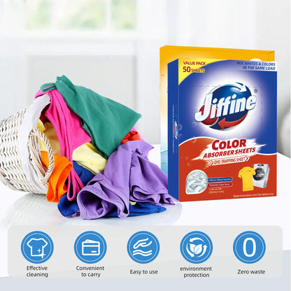 JIFFINE Laundry Tablets Color-absorbing Tablets