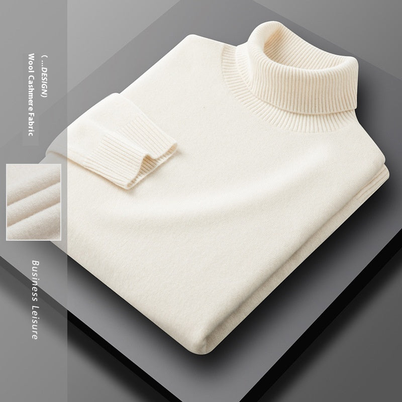 Cashmere Sweater Pullover Thick Sweater For Men
