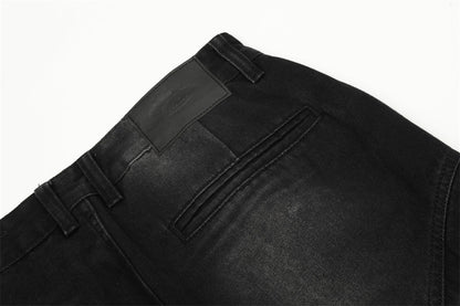 Inkjet Straight-leg Denim Overalls Men