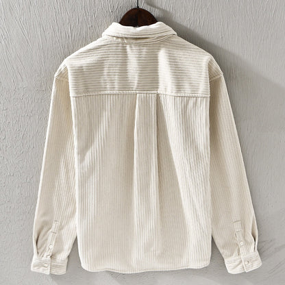 Thickened Velvet Padded Shirt Men's Loose Leisure Warm Top