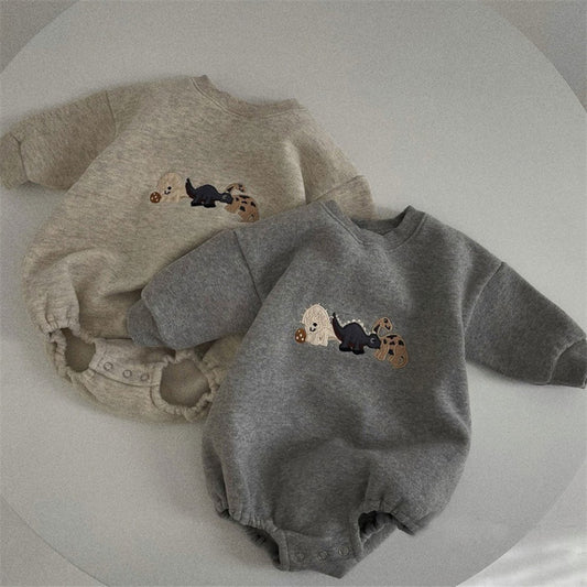 Infant & Toddler Winter Jumpsuit – Korean Style Baby Clothes