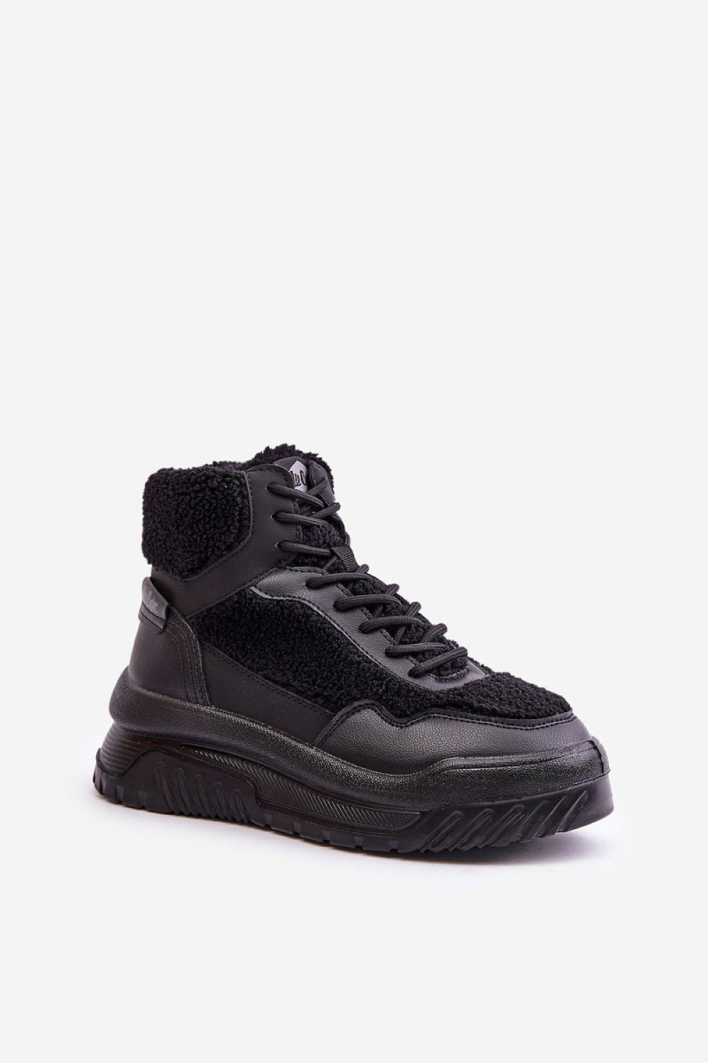 Valmara Shearling High-Top Sneakers