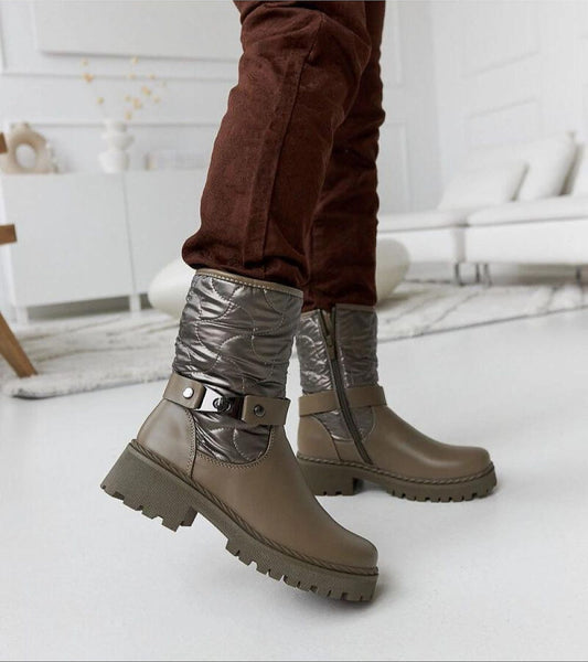 Renvara Strap Detail Ankle Boots