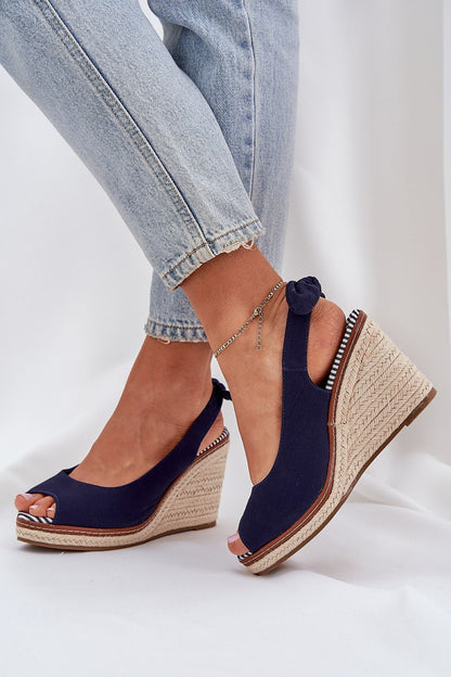 Elavira Wedge Sandals with Braided Finish